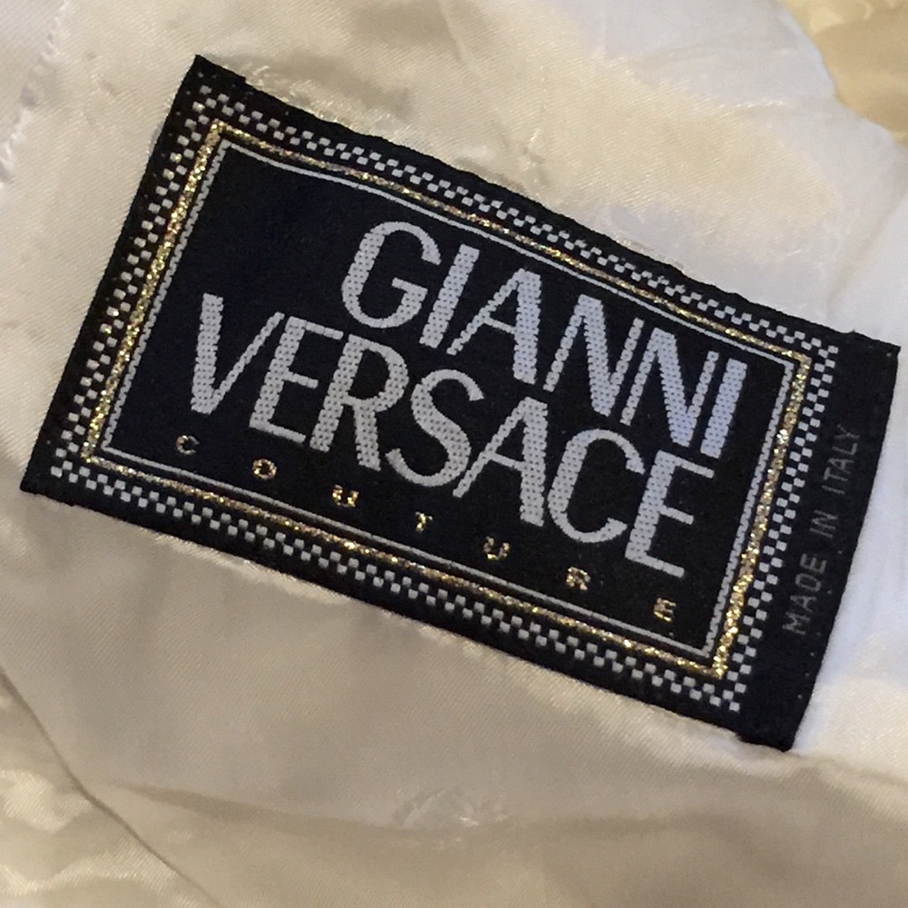 Vintage Gianni Versace Couture Wool Gabardine Suit - Picture 3 of 8